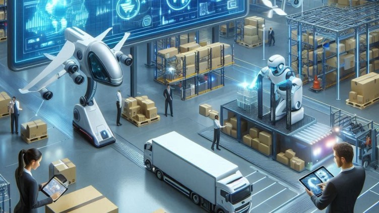 AI generated image of Importance of AI in Supply Chain Management